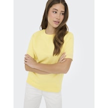 Only Onlfreja Lıfe Sarı Kadın T-shirt 15367970 Sarı