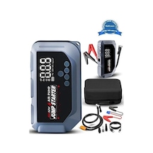 Vtn-605 Şarjlı 12.000 Mah Taşınabilir Çantalı Araç Akü Şarj Takviyeli Işıklı H.a Kompresörü