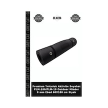 Premium Yolculuk Aktivite Seyahat Plm-100/plm-10 Outdoor Minder 8 Mm Ebad 60x180 Cm Siyah