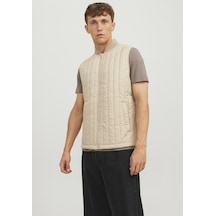 Jack & Jones Suya Dayanaklı Kapitone Yelek - City 12237730 Crockery