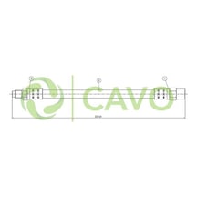 CAVO C800433A Fren Hortumu Arka 850 Csi 95