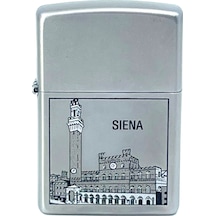 Zippo Siena Piazza Del Campo Dizayn Çakmak Gri
