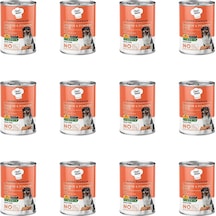 Chefs Choice Tahılsız Somonlu Balkabaklı Ezme Konserve Köpek Maması 400 Gr 12 Adet