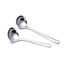 Lichen 304 Paslanmaz Çelik İçme Kaşığı, Yulaf Lapası Kaşığı, Gümüş