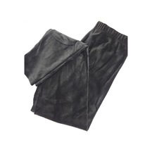 Kadın Kadife Yüksek Bel Tayt Füme