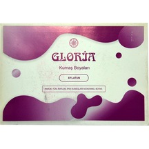 Gloria Eflatun Pamuk Yün Naylon İpek Kumaş Boyası 10Gr Tek Paket