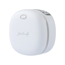 Fortunelane Usb Taşınabilir Boyun/bel Bağlı 3 Hızlı Açık Bladesız Fan - Doğal Rüzgar Serinletici Beyaz