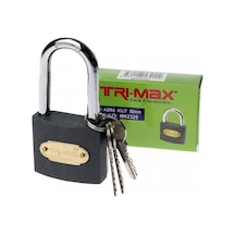 Tri-max Gri Döküm Uzun Asma Kilit 25 Mm Baytec