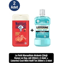 Listerine Coolmint Hafif Tat Ağız Bakım Suyu 250 ML + Lpm Akdeniz Çileği Duş Jeli 2 x 250 ML