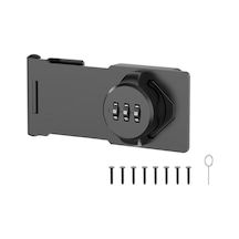 Ofis Dosya Dolabı Kilidi Siyah İçin Anahtarsız Dolap Kombinasyon Mandalı