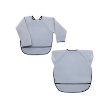 Miniboni Uzun Kol Önlük - Kısa Kol Önlük Seti - Grey