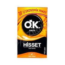 3 Adet Okey Hisset İnce Formlu Ekonomik Paket 20'li