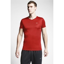 Lescon Kırmızı Erkek Kısa Kollu T-Shirt 23S-1221-23N