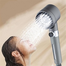Jouis Duş Başlığı Masajlı Uçlu, Su Stop Tuşlu,filtreli 3 Fonksiyonlu El Duş,%30 Su Tasarruflu Handshower, Massa