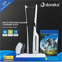 Ps5 Slim Ve Tüm Modeller İçin Multi Fonksiyon Soğutma Ve Şarj Ünitesi