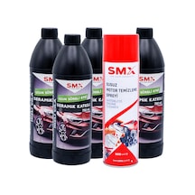 Seramik Katkılı Hızlı Ve Pratik Cila 4 Adet 750ml.+ Susuz Motor Temizleme Spreyi 500 Ml
