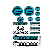Cf Moto Tasarım A4 Çoklu Sticker Seti Diğer