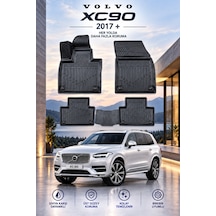 Volvo Xc90 2017+ Aracınıza Özel Üretim Havuzlu Paspas Takımı A+ -mod-
