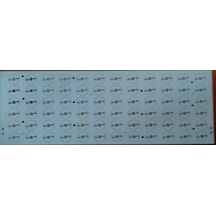 72 Li Tek Renk Dikdörtgen Pcb
