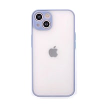 Apple İphone 14 Kılıf Montreal Silikon Kapak - Gri 0.2M-Çok Renkli