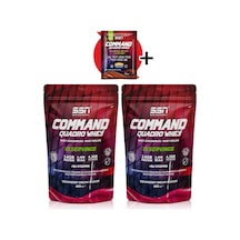 SSN Sports Style Nutrition Command Quadro Whey 900 gr 30 Şase Çilekli (15X2 DOYPACKS) Komnbinasyon