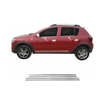 Dacia Sandero Krom Cam Çıtası 2013-2020 Arası 4Prç Paslanmaz Çeli N11.4079