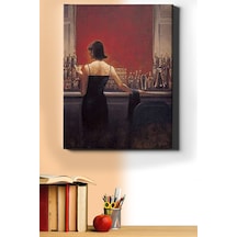 Webstyle Sayılarla Boyama Seti Kasnaklı Bardaki Gizemli Kadın 50 X 65 Cm