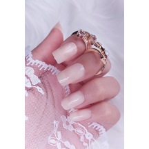 24 Adet Renkli Kare Orta Uzun Takma Tırnak 815 815-21
