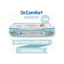 Dr. Comfort Vücut Temizleme Havlusu 24 x 50'li