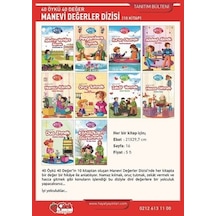 40 Öykü 40 Değer-Manevi Değerler Dizisi-10 Kitap Takım - Nezihe Ak İnci - Çilek Kitaplar