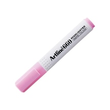 Artline Fosforlu Kalem Kesik Uç 1,0-4,0 MM Pastel Pink (12 adet)6 Diğer