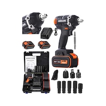 Pro Müller 88 V 10 Ah Motor Korumalı Metal Şanzıman Çift Akülü Darbeli Somun Sıkma Sökme Makinesi