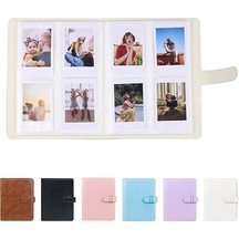 Rogfer 3 İnç Pu Deri Retro Fotoğraf Albümü Fotoğraf Depolama Hatıra Kitabı Mor