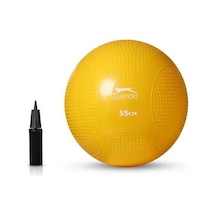Slazenger 55cm Anti-burst Gymball Sarı Pompa Dahil Pilates Topu