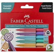 Faber Castell Pastel Renkler Comfort Keçeli Kalem 10'lu
