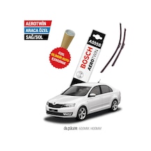 Bosch Aerotwin A555S Skoda Rapid Silecek Takımı (2012-2019)