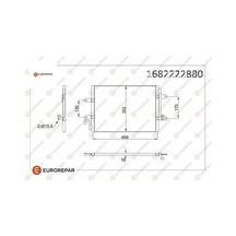 Erp Klıma Radyatoru 448x351x16 Albea 1.3 Jtd 03-09 Eurorepar 1682222880