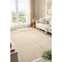 Mariesse Home Agra Serisi Akrilik Dokuma Salon Mutfak Yolluk Makine Halısı Mono 889 Bej