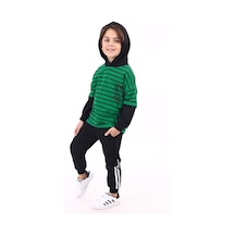 Toontoy Kids Toontoy Erkek Çocuk Baskılı Eşofman Takım Çimen Yeşili