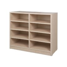 Dolap 8 Bölmeli Raflı Çok Renkli