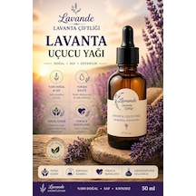 Lavande Lavanta Çiftliği Lavanta Yağı L. İntermedia Cam Damlalıklı 50 ML