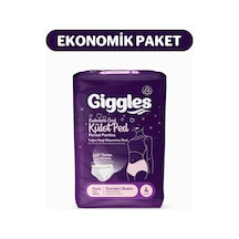 Giggles Külot Ped 52-100 Bel Ölçüsü 360 Esnek Beden Sızdırmaz Regl Gece Külodu 10 Paket 40 Adet