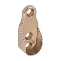 Cateksss Oval Askı Flanşı Metal - 20 Li Paket Gümüş