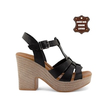 Venüs 23027603y Kadın Deri Sandalet 23027603Y-R1534 Siyah
