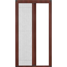 Akordeon Pileli Pilise Sineklik,kahverengi, 90x210 Cm, İstenilen Ölçüde