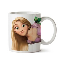 Rapunzel-free-png-ımage İki Tarafı Baskılı Kupa Bardak Çok Renkli