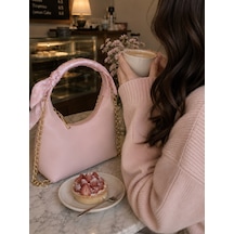 Yş Collectıon Kadın Fularlı Kol Ve Çapraz Çanta Açık Pembe