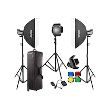 Godox QS600II W/S Pro 3'lü Paraflaş Set