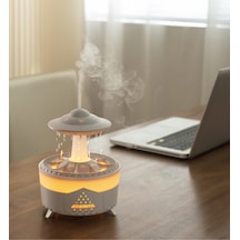 350 Ml Hava Nemlendirici Buhar Makinesi Aroma Difüzörü Ufo Yağmur Efekt Kumandalı Nemlendirici