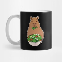 Salata Sever Capybara Kupa Bardak Çok Renkli